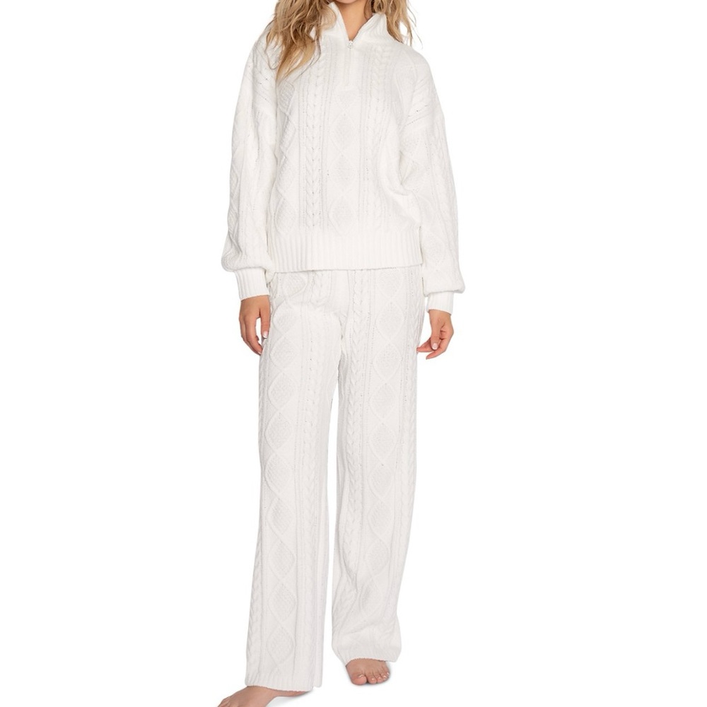PJ Salvage Cable Knit Lounge Set